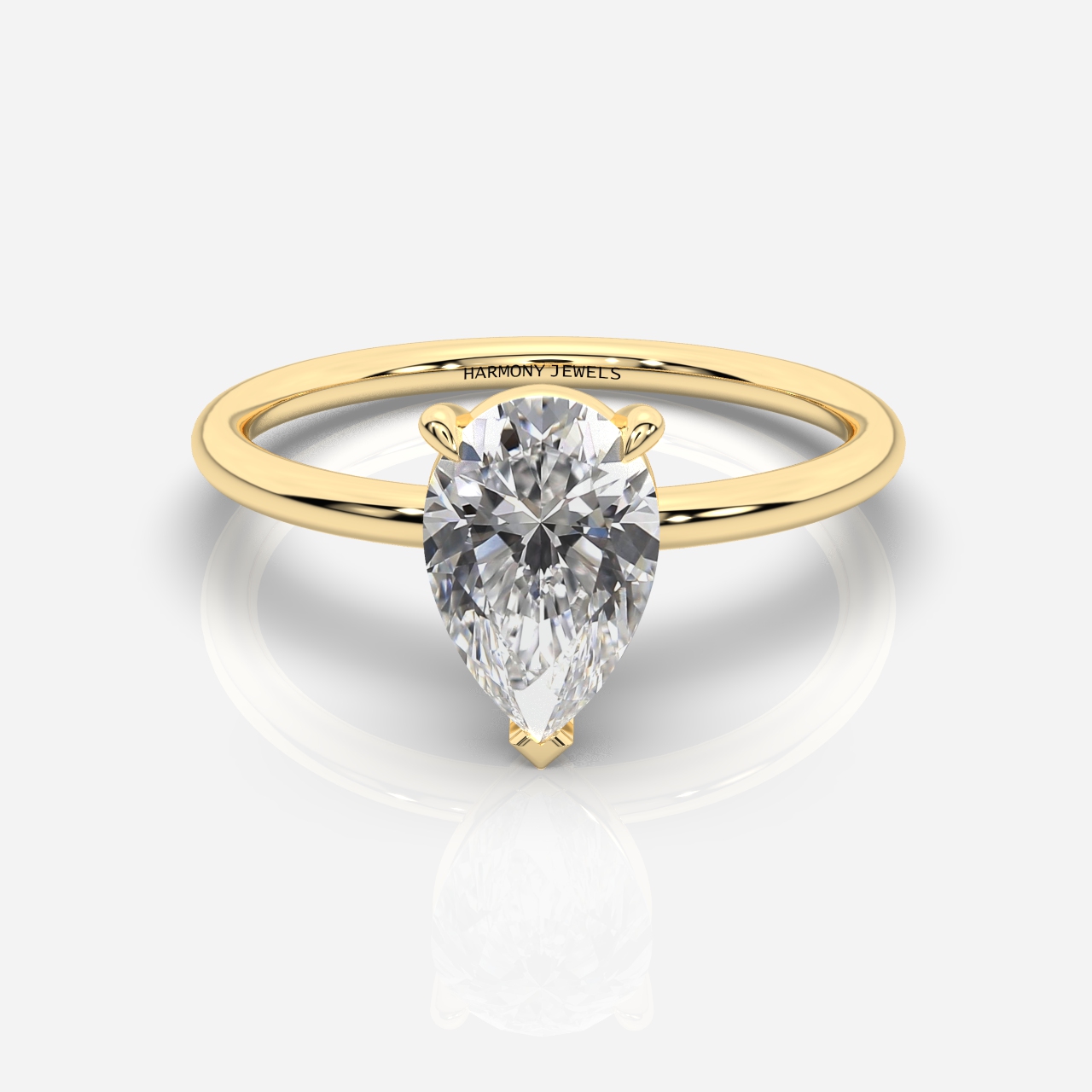 Juliette Solitaire Pear